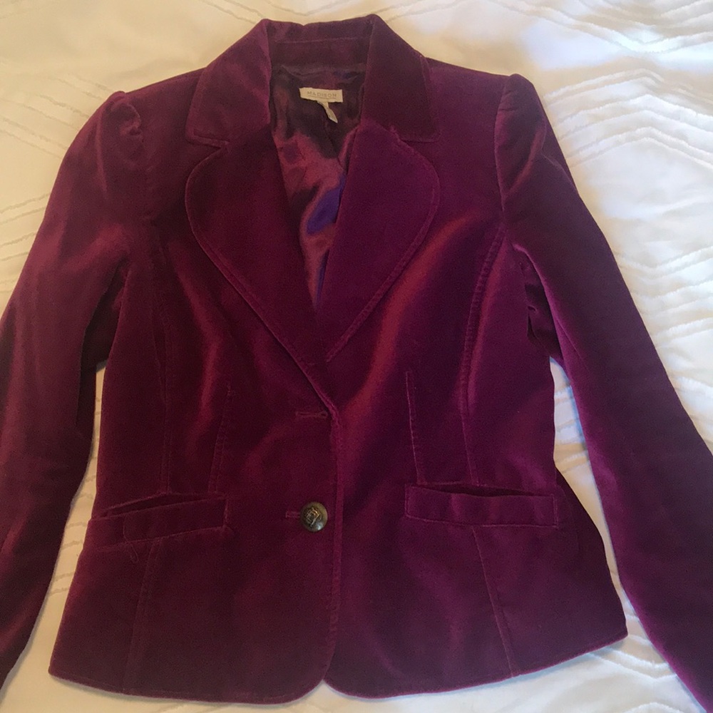 Velvet blazer